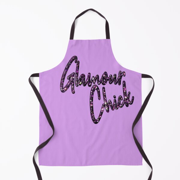 Item preview, Glitter lettering Glamor Chick in lilac purple - purple aesthetic designed and sold by GlamourChick.