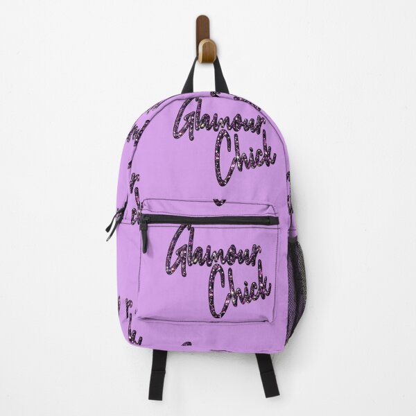 Item preview, Glitter lettering Glamor Chick in lilac purple - purple aesthetic designed and sold by GlamourChick.