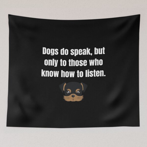 Item preview, Dogs Do Speak Funny Quote designed and sold by Fashion-clothes.