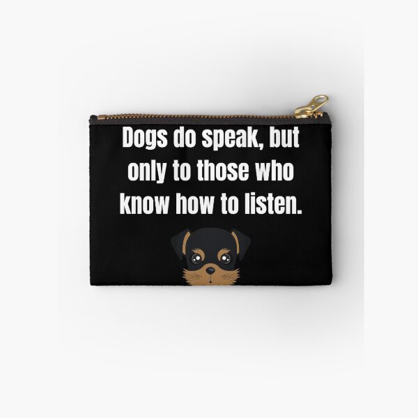 Item preview, Dogs Do Speak Funny Quote designed and sold by Fashion-clothes.
