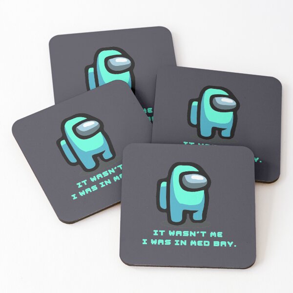 Among Us Crewmate - Among Us Game Coasters (Set of 4)