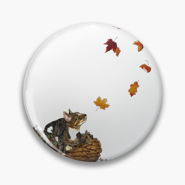 Item preview, Cat in the Fall Woods designed and sold by ProtanDesign.