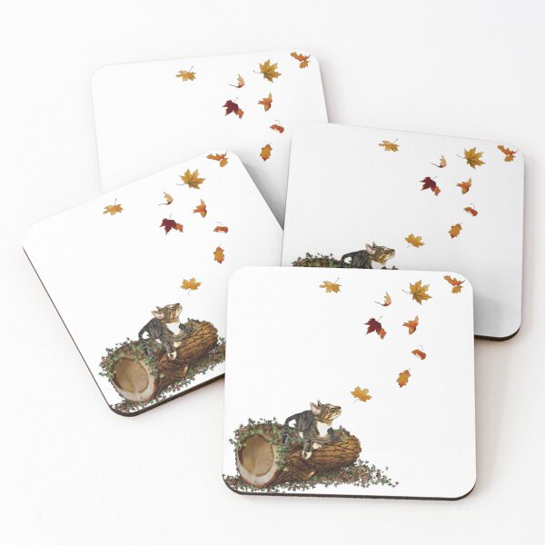 Item preview, Cat in the Fall Woods designed and sold by ProtanDesign.