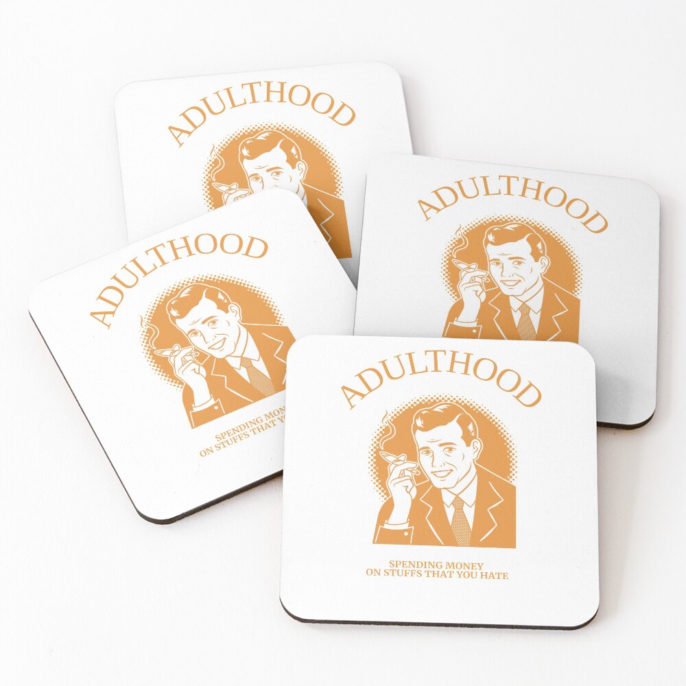 Item preview, Coasters (Set of 4) designed and sold by AdultHumourTees.