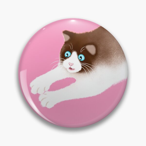 Item preview, Ragdoll Cats and Knitwork (Pink Background) designed and sold by illucalliart.
