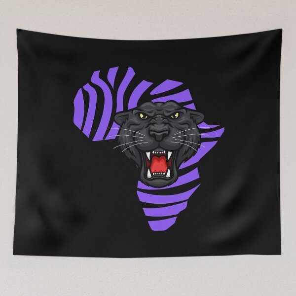 Item preview,  Panther Africa purple designed and sold by BarvinWayne.