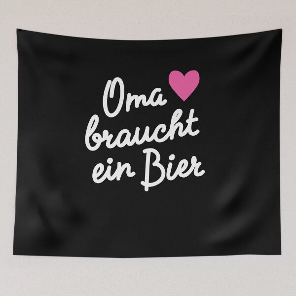 Item preview, Geschenkidee Oma braucht ein Bier designed and sold by betternotes.