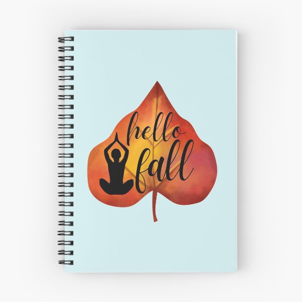 Item preview, Hello Fall Yoga Pose Meditation  designed and sold by Dilabirdy.