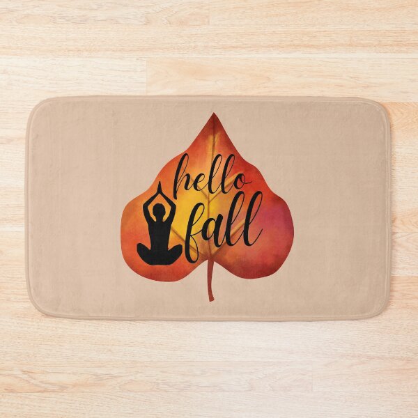 Item preview, Hello Fall Yoga Pose Meditation  designed and sold by Dilabirdy.