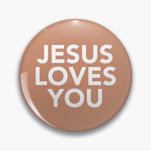 Item preview, jesus loves you (rust) designed and sold by Anchored  & Co..