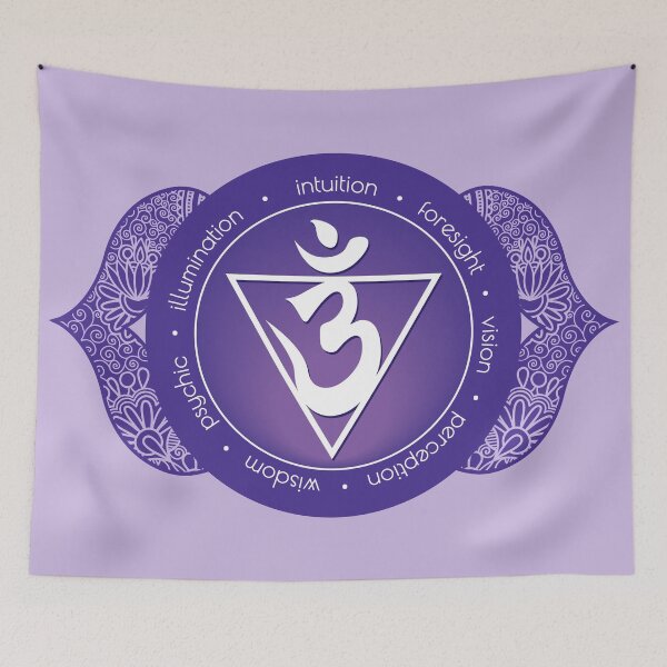Item preview, Third Eye Chakra Mandala - 51 PPBG designed and sold by chakraplaza.