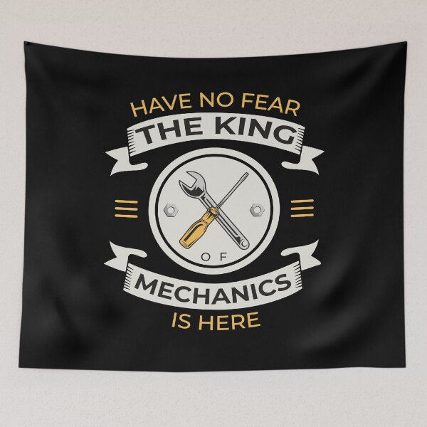 Item preview, Have No Fear King Mechanic Screwdriver Wrench Gift designed and sold by RJ-Art.