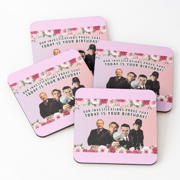 Item preview, Murdoch Mysteries Birthday Card Vintage Effect eith Roses designed and sold by art-deco-lady.