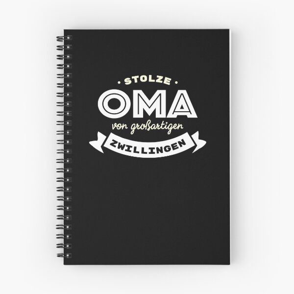 Item preview, Stolze Oma von großartigen Zwillingen designed and sold by betternotes.