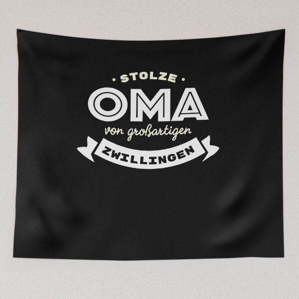 Item preview, Stolze Oma von großartigen Zwillingen designed and sold by betternotes.