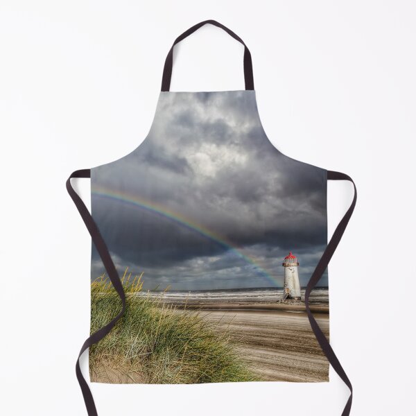 Item preview, Rainbow Talacre Lighthouse Flintshire Wales UK designed and sold by AJEvans.