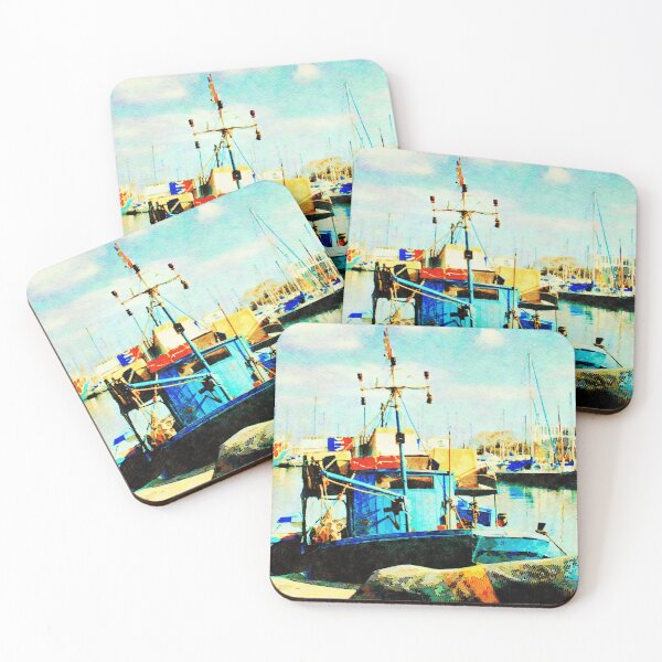 Item preview, The Boats in Fisherman's Row designed and sold by Digitalcrone.