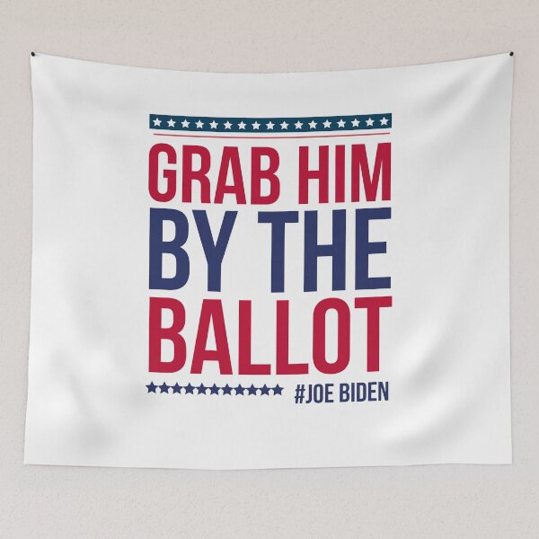 Item preview, Grab Him By The Ballot, Anti Trump, Biden For President, Nasty Women Vote designed and sold by 96design.