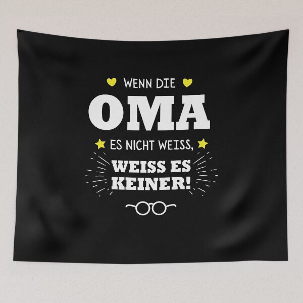 Item preview, Wenn die Oma es nicht weiss weiss es keiner designed and sold by betternotes.