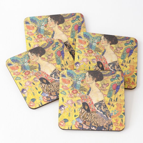 Item preview, Gustav Klimt - Lady with a Fan  designed and sold by DejaVuStudio.