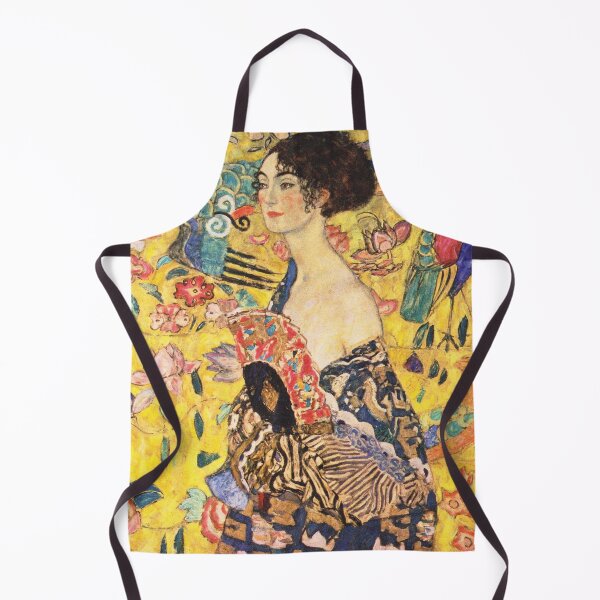 Item preview, Gustav Klimt - Lady with a Fan designed and sold by DejaVuStudio.