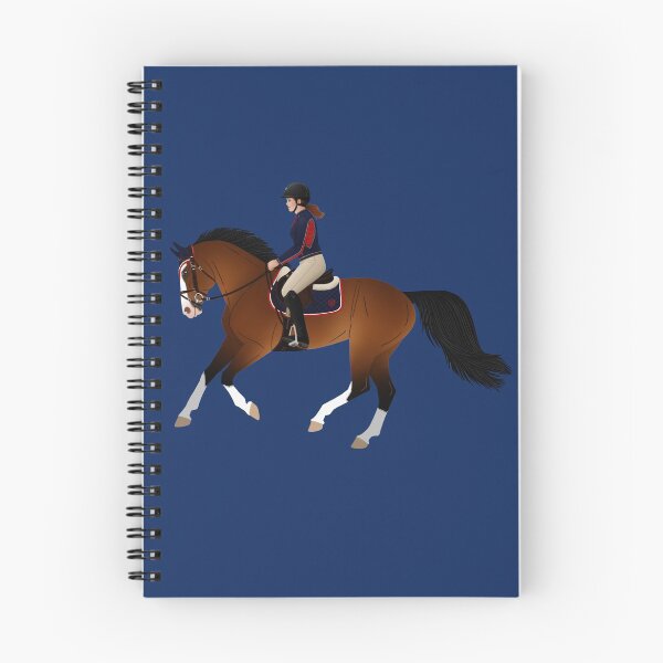 Item preview, Bay Dutch Warmblood and Rider - Equine Rampaige designed and sold by equinerampaige.