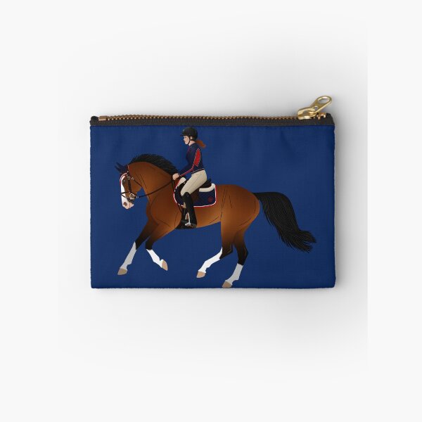 Item preview, Bay Dutch Warmblood and Rider - Equine Rampaige designed and sold by equinerampaige.