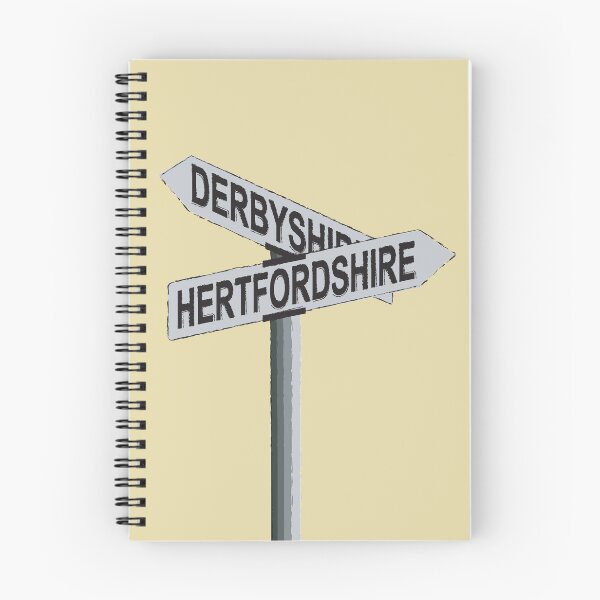 Item preview, Derbyshire and Hertfordshire Street Sign - Pride and Prejudice designed and sold by mymymagic.