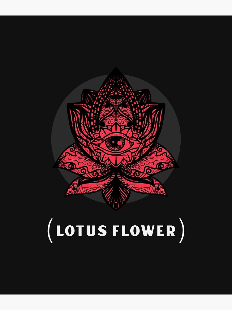 "Aesthetic lotus flower, inspired by radiohead" Poster by Junsulim
