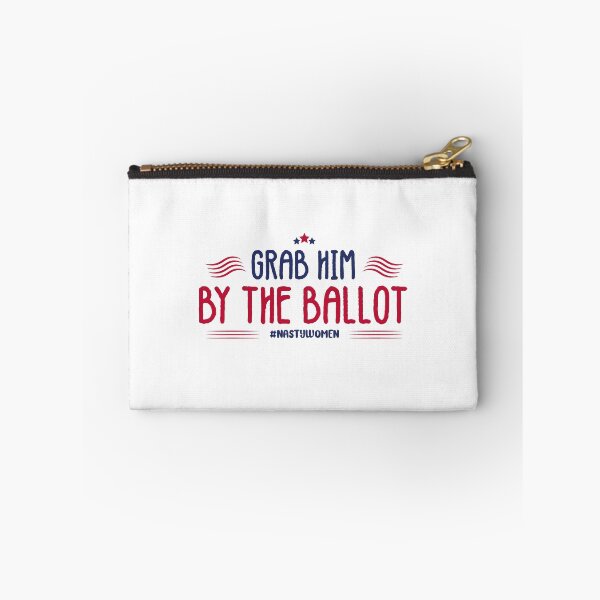 Item preview, Grab Him By The Ballot, Anti Trump, Biden For President, nasty woman retro nasty women vote feminist election designed and sold by 96design.