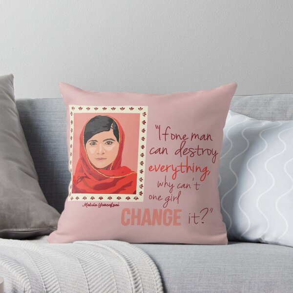 Item preview, Malala Yousafzai in Frame with Quote designed and sold by Emily Boynton.