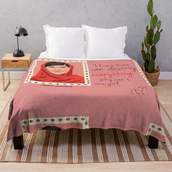 Item preview, Malala Yousafzai in Frame with Quote designed and sold by Emily Boynton.