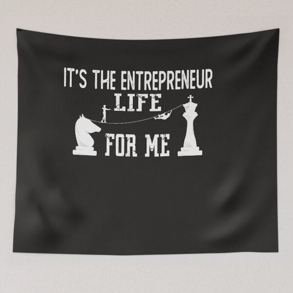 Item preview, Entrepreneur "Boss Life" design blue and pink colors for your collection designed and sold by AyeAyeBeans.