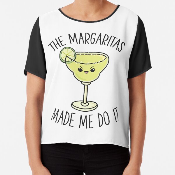 Margaritas Made Me Do It Cute Funny Drinking Gift Art Board Print