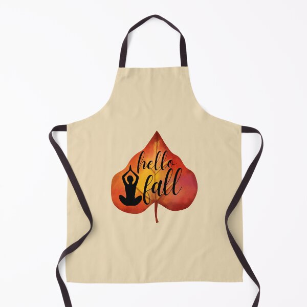 Item preview, Hello Fall Yoga Pose Meditation  designed and sold by Dilabirdy.