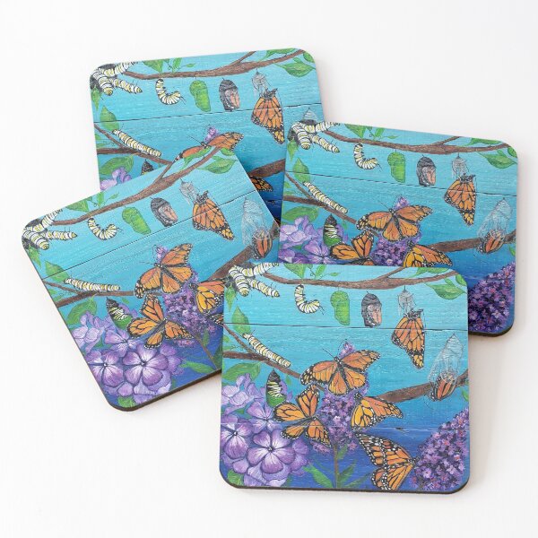 Item preview, Life Cycle of a Monarch Butterfly designed and sold by pikolasart.