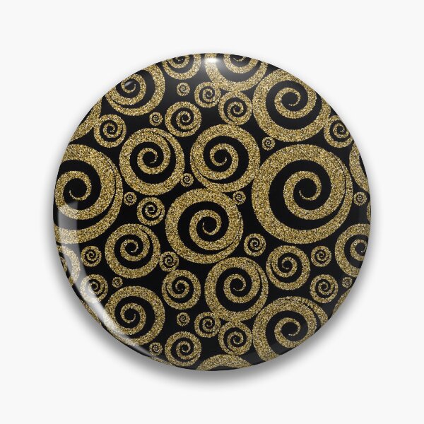 Item preview, Black and Gold Swirl Design Metallic Holiday - Party Design designed and sold by MrRoccoBlue.