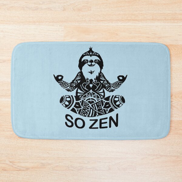 Item preview, Sloth So Zen meditation Yoga sloths Mandala  designed and sold by shantiru.