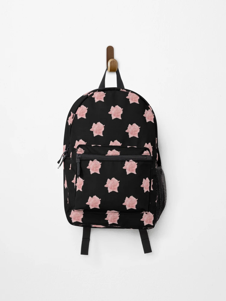 Thumbnail 1 of 3, Backpack, Pink Rose Pattern designed and sold by ThingsByJoy.