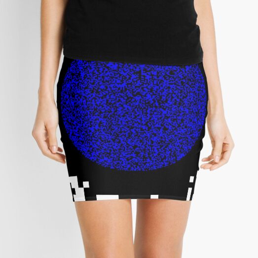 Optical illusion abstract art Mini Skirt