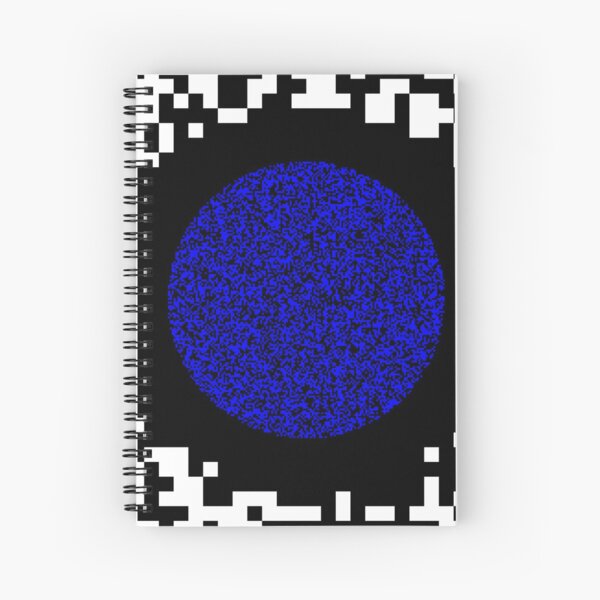Optical illusion abstract art Spiral Notebook