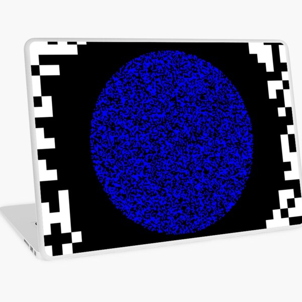 Optical illusion abstract art Laptop Skin
