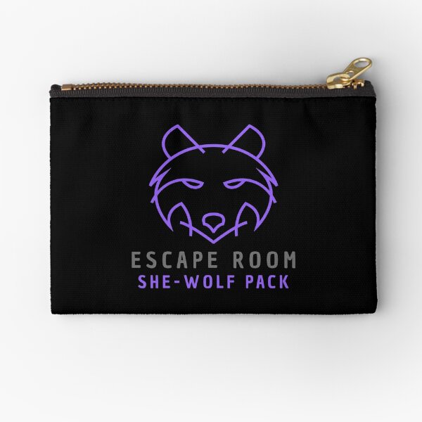 Escape Zipper Pouches Redbubble - roblox escape room theater all coins