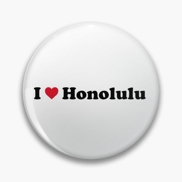 Item preview, I Love Honolulu designed and sold by Novel Gifts.