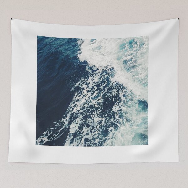 Item preview, Dark ocean waves designed and sold by MinimalTag.