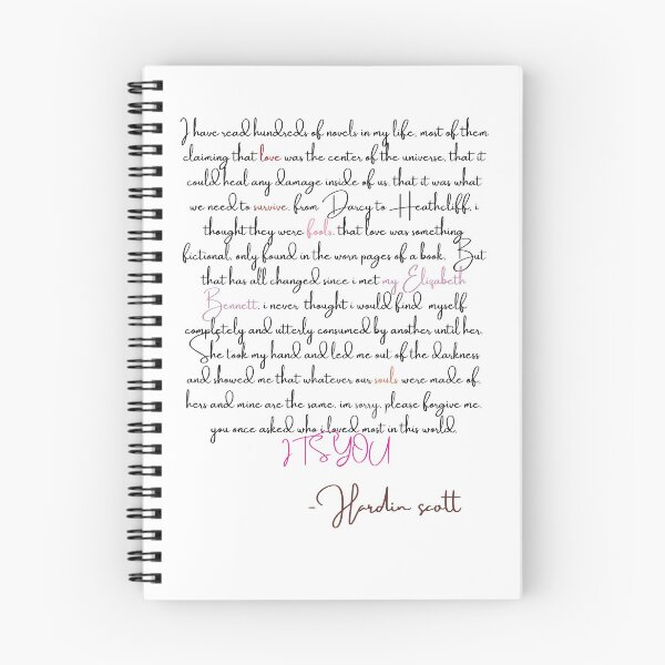 Item preview, Carta de Hardin Scott a Tessa designed and sold by alanaf1.