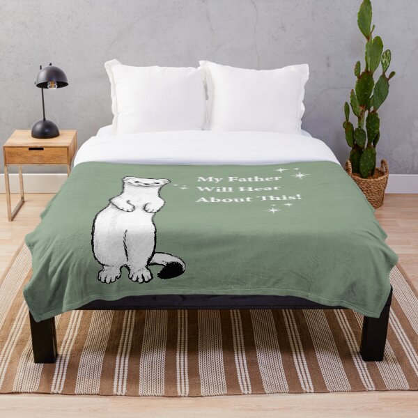 Draco Ferret Throw Blanket