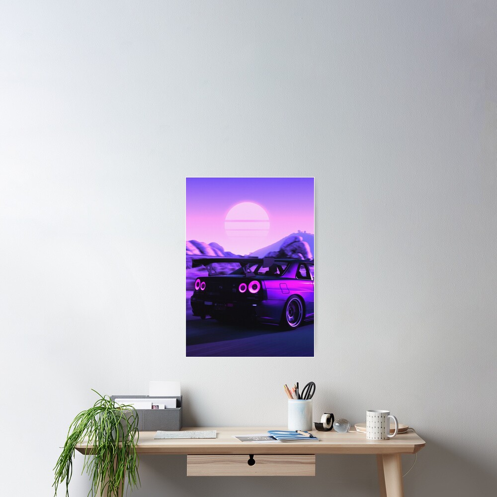 Skyline GTR R34 Poster