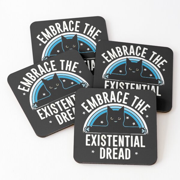 Item preview, EMBRACE THE EXISTENTIAL DREAD FUNNY CAT SHIRT designed and sold by flashdeals70.