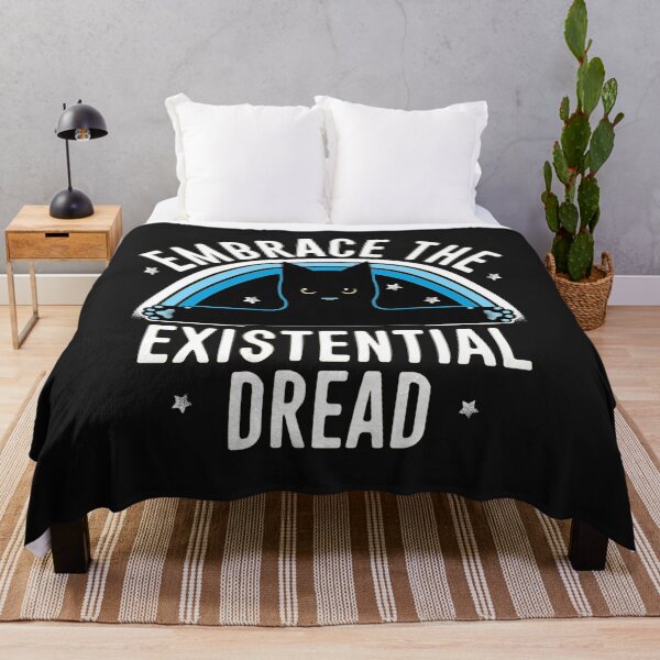 Item preview, EMBRACE THE EXISTENTIAL DREAD FUNNY CAT SHIRT designed and sold by flashdeals70.